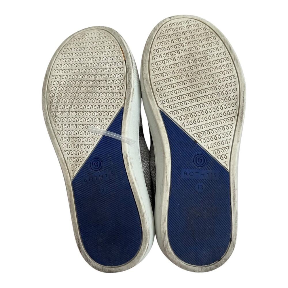 Rothy's Grey Camo Slip On Sneakers Size Kids 13 - Picture 10 of 10